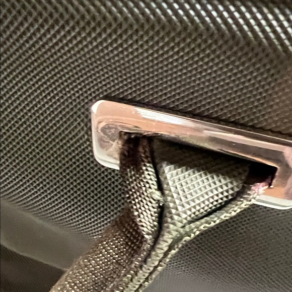 Lacoste Dark Green PVC Bowling Satchel Tote - Picture 9 of 12